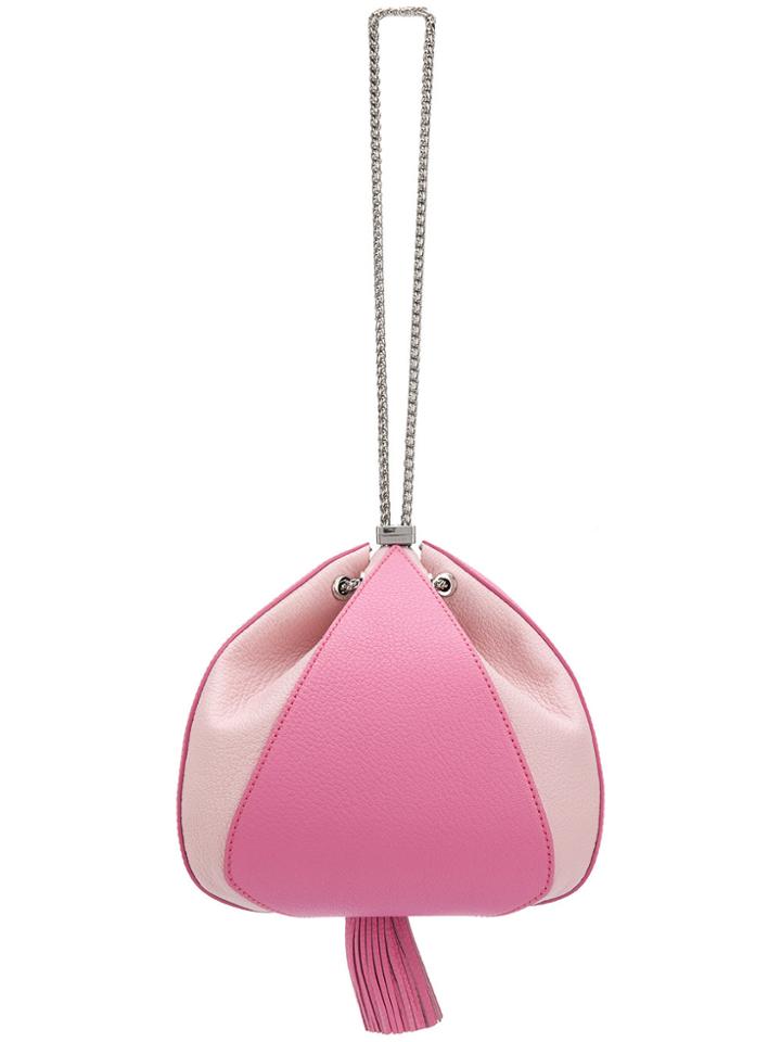 The Volon Drawstring Tote - Pink & Purple