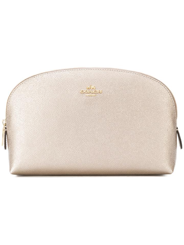 Coach Cosmetic Case 22 Bag - Metallic