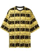 Yoshiokubo Oversized Wanted T-shirt - Yellow