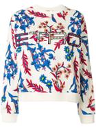 Etro Floral Print Branded Sweatshirt - Multicolour