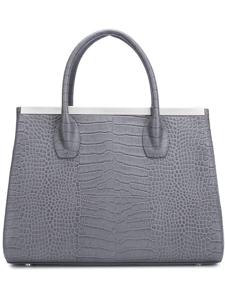 Thomas Wylde Crocodile Effect Tote