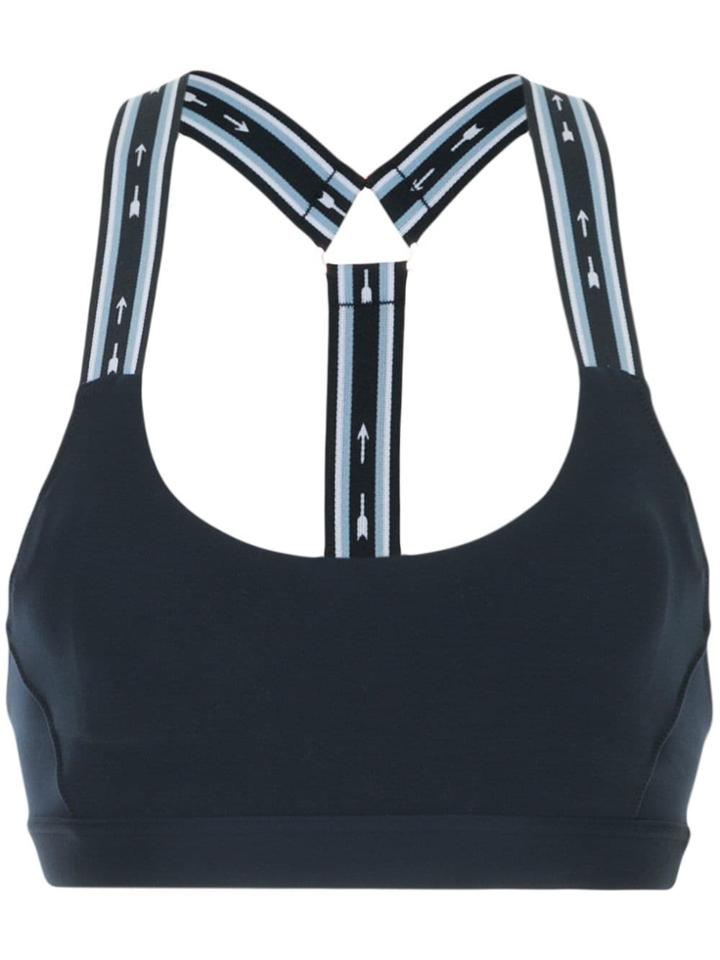 The Upside Open Back Top - Blue