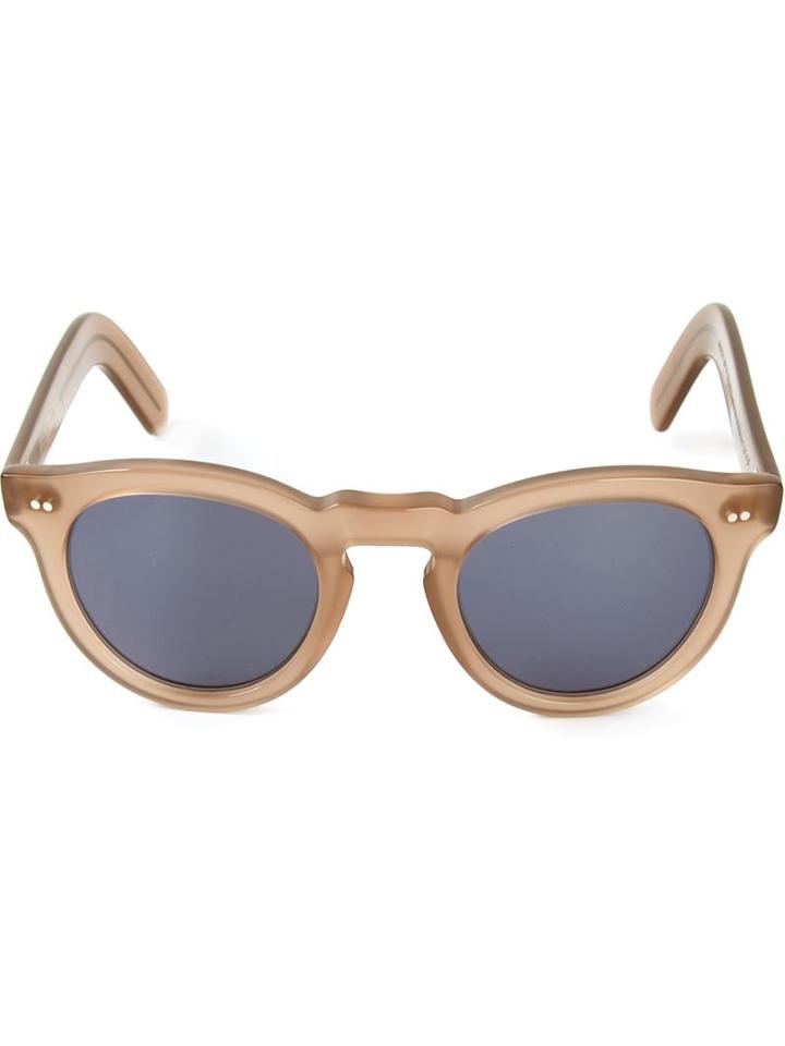 Cutler & Gross '0734' Sunglasses, Women's, Nude/neutrals, Glass/acetate