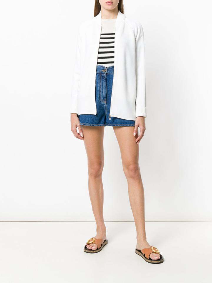 Loro Piana Longline Cardigan - White