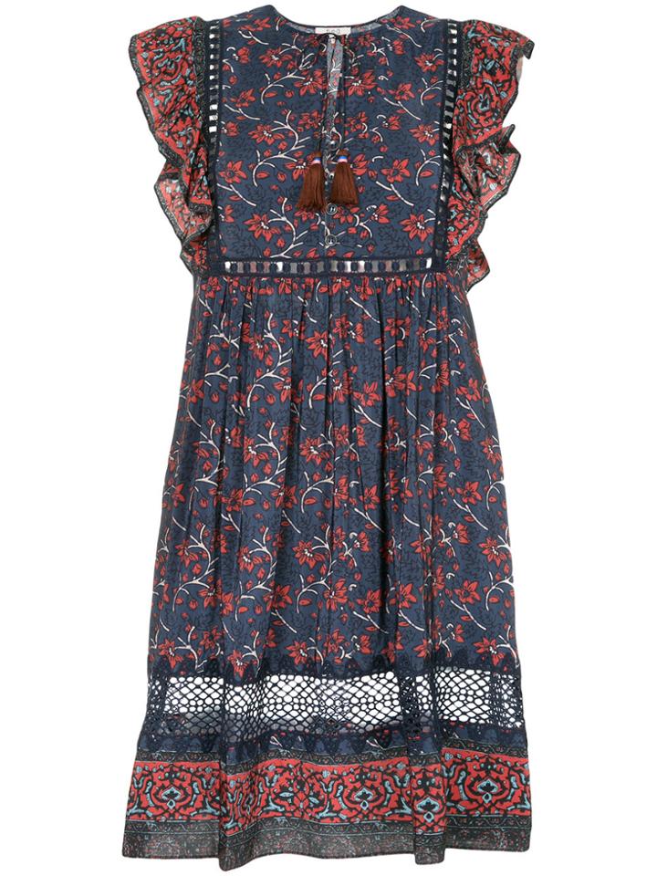 Sea Sleeveless Tunic Dress - Blue