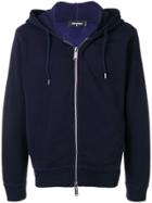 Dsquared2 Rear Logo Zipped Hoodie - Blue