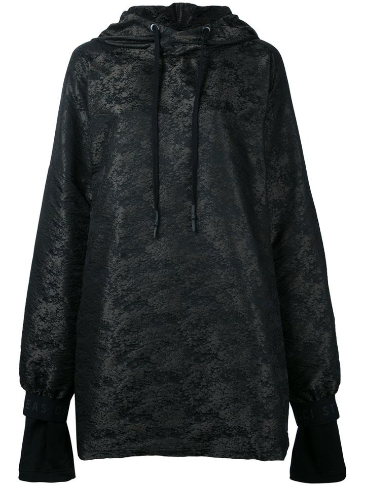 Strateas Carlucci - Twin Sleeve Hoodie - Women - Cotton/polyester - Xs, Green, Cotton/polyester