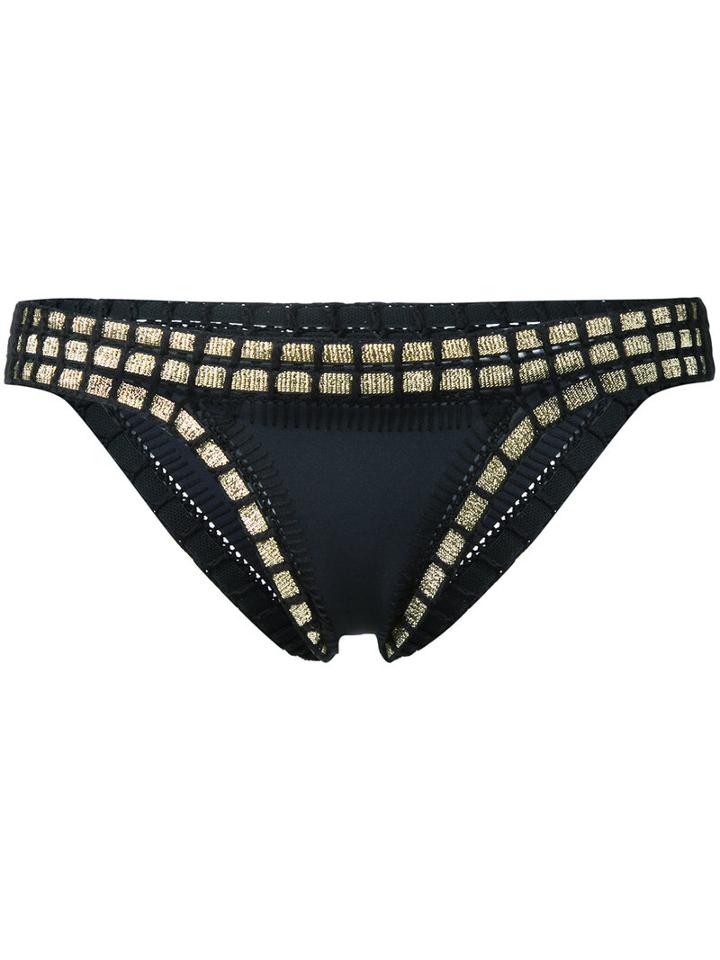 Kiini - Chacha Bikini Top - Women - Nylon/polyester/spandex/elastane - M, Black, Nylon/polyester/spandex/elastane