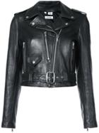 Re/done Leather Moto Jacket - Black