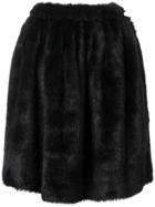 Comme Des Garçons Girl Furry Circle Skirt - Black