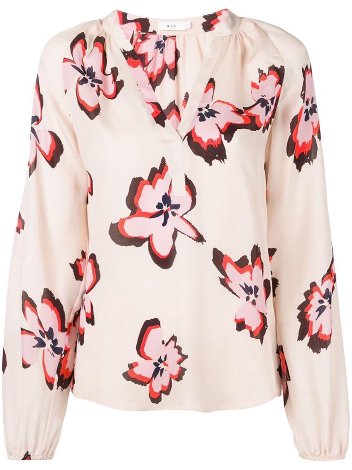 A.l.c. Floral Print Blouse - Neutrals