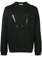 Versace Jeans Applique Logo Sweatshirt - Black