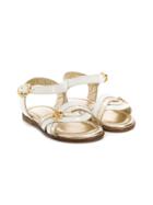 Roberto Cavalli Junior Teen Ankle Strap Sandals - White