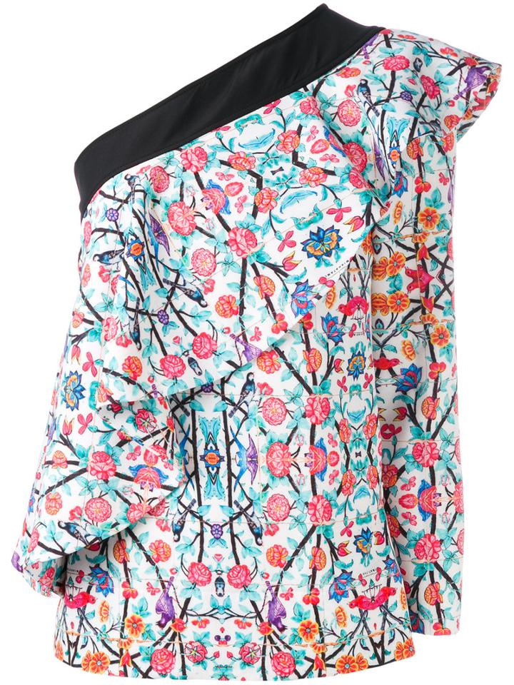 Miahatami - One Shoulder Ruffle Blouse - Women - Polyester/spandex/elastane - 40, Polyester/spandex/elastane