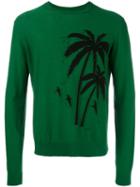 No21 - Palm Tree Jumper - Men - Cotton - L, Green, Cotton