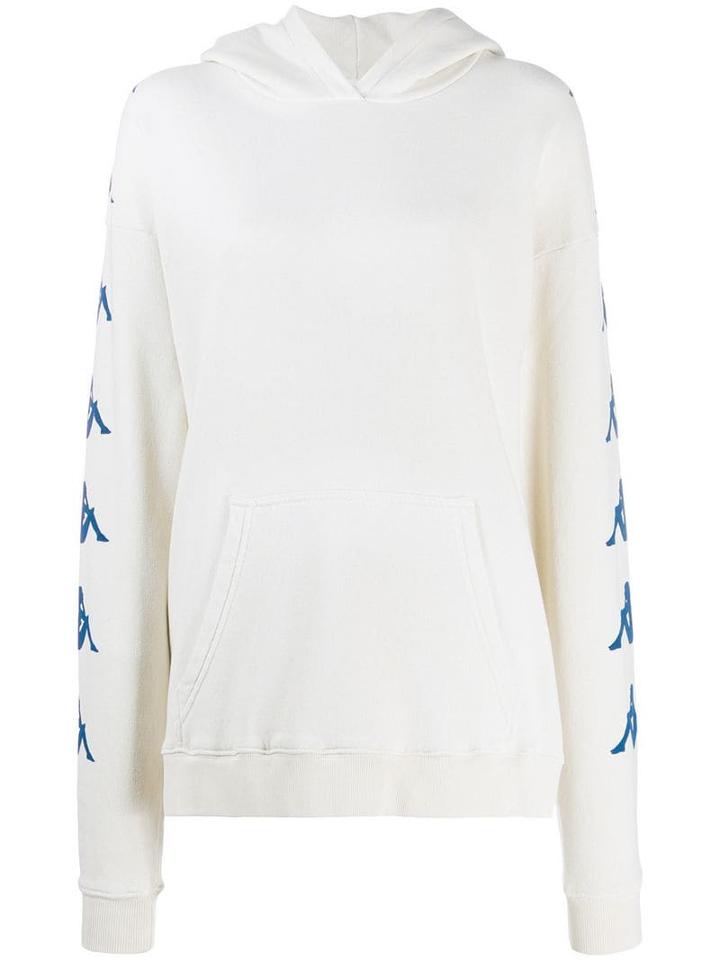 Paura X Kappa Side Logo Hoodie - Neutrals