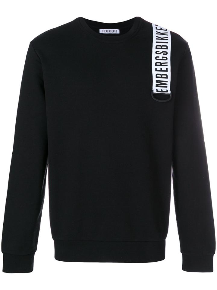 Dirk Bikkembergs Logo Patch Sweatshirt - Black