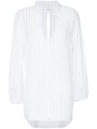 Suboo Tulum Stripe Beach Shirt - White
