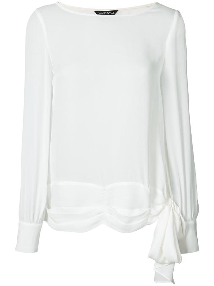 Thomas Wylde Petunia Blouse - White