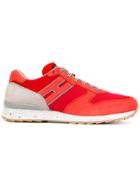 Hogan Rebel Contrast Panel Sneakers - Red