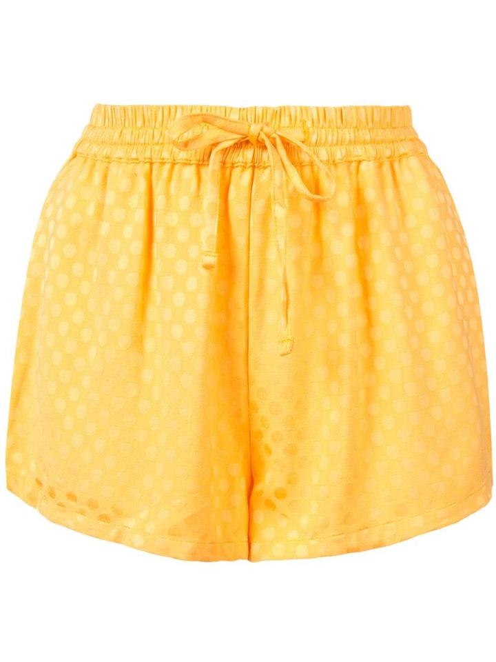 Onia Silky Dots Aleen Shorts - Orange