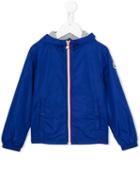 Moncler Kids - Zipped Jacket - Kids - Cotton/polyamide - 10 Yrs, Boy's, Blue