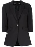 Philipp Plein Polaris Blazer, Women's, Size: Medium, Black, Viscose/spandex/elastane
