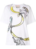 Marni Printed Design T-shirt - White