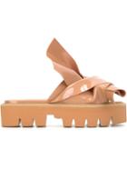 No21 No21 X Kartell Knot Sandals, Women's, Size: 40, Nude/neutrals, Rubber