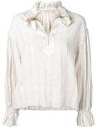 Philosophy Di Lorenzo Serafini Striped Shirt - White