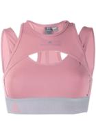 Adidas By Stella Mccartney Layered Compression Top - Pink