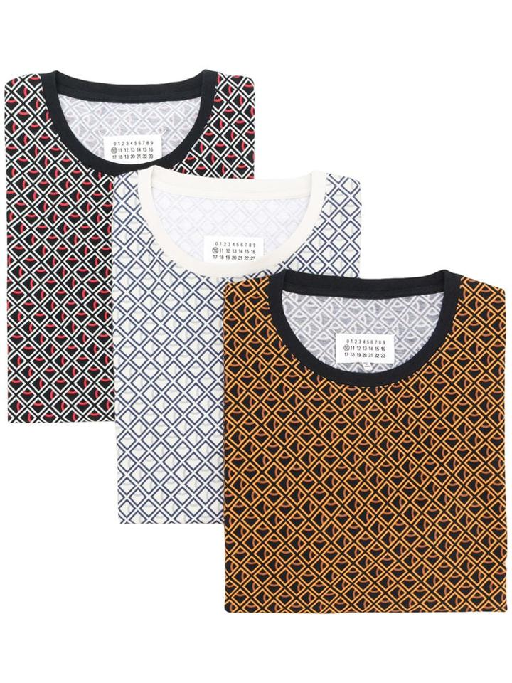Maison Margiela Diamond Microprint T-shirt - Black