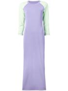Marc Jacobs Long Sleeve Jersey Dress - Purple