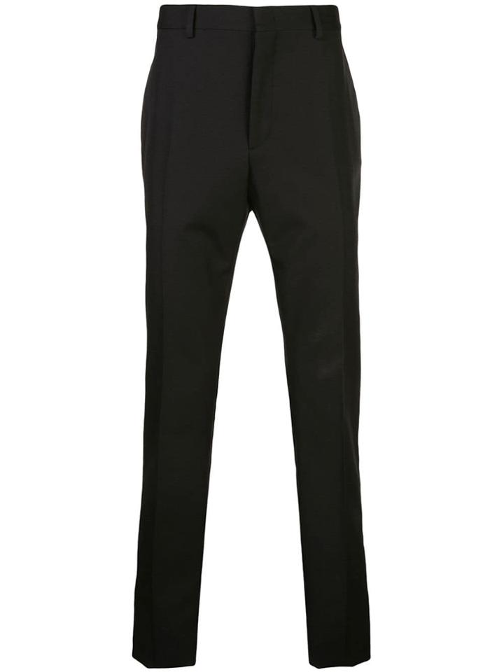 Fendi Side Ff Stripe Tailored Trousers - Black