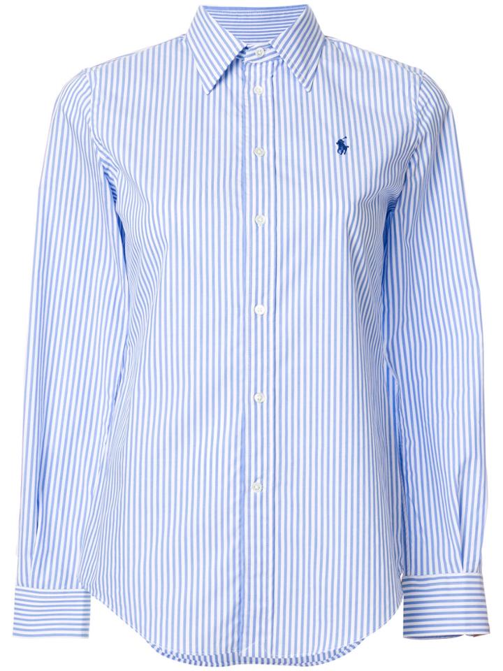 Polo Ralph Lauren Striped Stretch Shirt - Blue