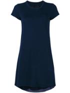 Sacai T-shirt Dress - Blue