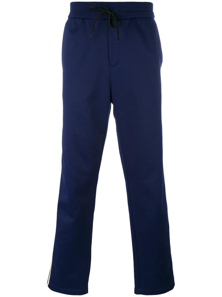 Golden Goose Deluxe Brand Fleece Track Pants, Men's, Size: Medium, Blue, Cotton/polyamide/polyester