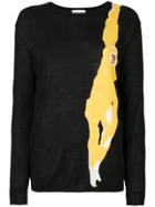 Sonia Rykiel Monkey Print Top - Black
