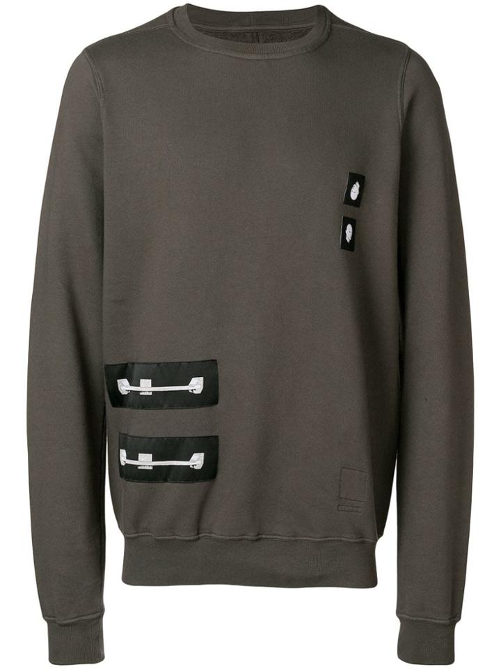 Rick Owens Drkshdw Loose Fitted Sweatshirt - Grey