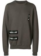 Rick Owens Drkshdw Loose Fitted Sweatshirt - Grey