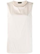 Fabiana Filippi Knitted Collar Blouse - Neutrals
