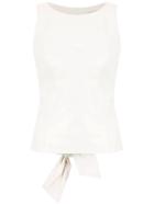 Clé Double Knot Tank Top - White