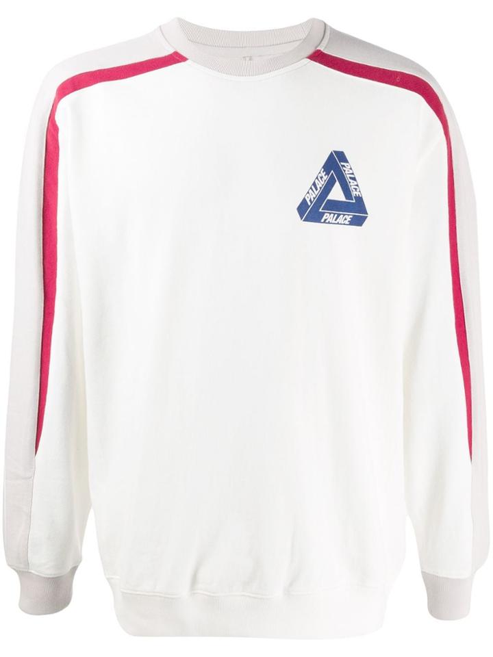 Palace Inserto Crew-neck Sweatshirt - White