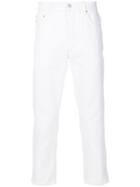 Ami Alexandre Mattiussi 5 Pocket Cropped Jeans - White