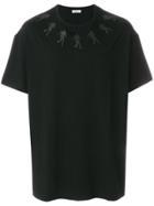 Dirk Bikkembergs Printed Neckline T-shirt - Black