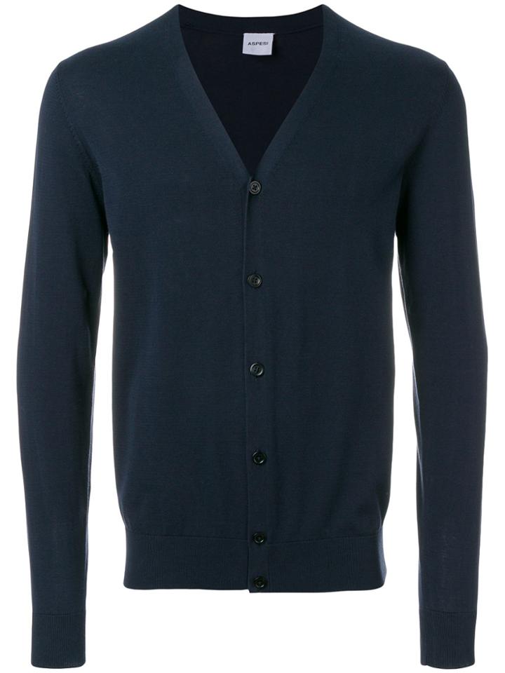 Aspesi Classic Cardigan - Blue