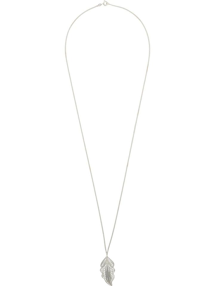 Wouters & Hendrix My Favourites Leaf Necklace - Metallic