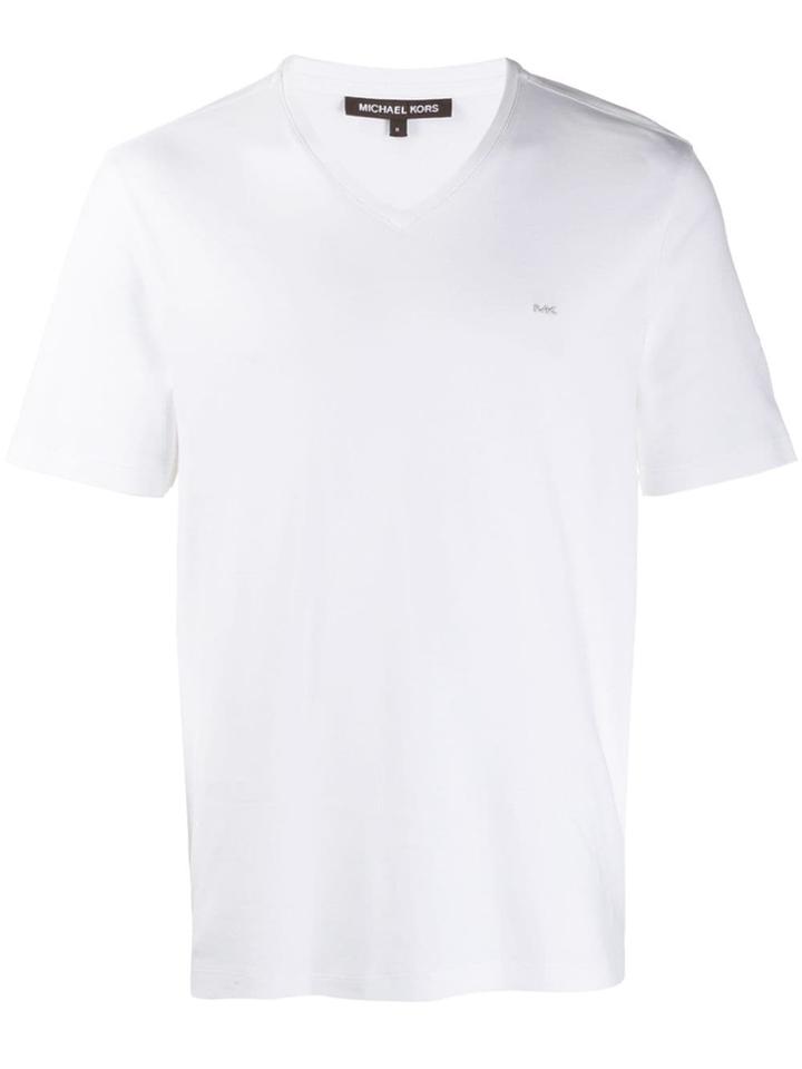 Michael Kors Basic V-neck T-shirt - White
