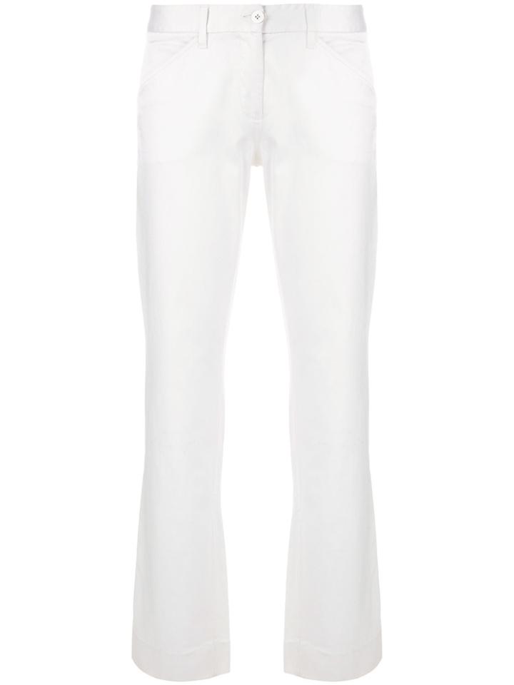 Dolce & Gabbana Vintage Classic Straight Trousers - White