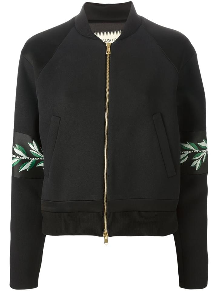 Fausto Puglisi Back Print Zip Jacket